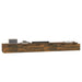 Dulapuri perete 2 buc stejar afumat 102x30x20 cm lemn prelucrat - WALTI WALTI
