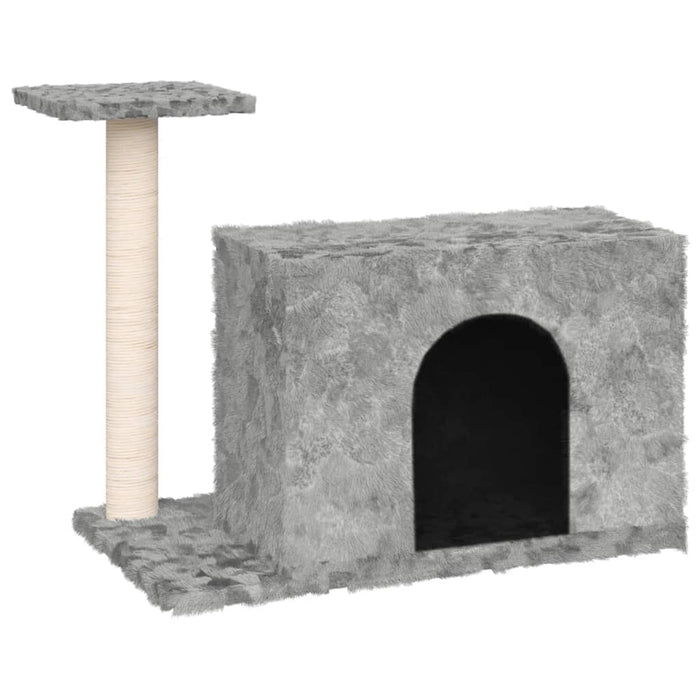 Ansamblu pisici, stâlpi din funie sisal, gri deschis, 51 cm - WALTI WALTI