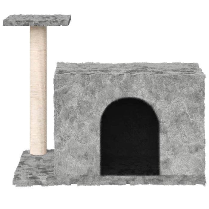 Ansamblu pisici, stâlpi din funie sisal, gri deschis, 51 cm - WALTI WALTI