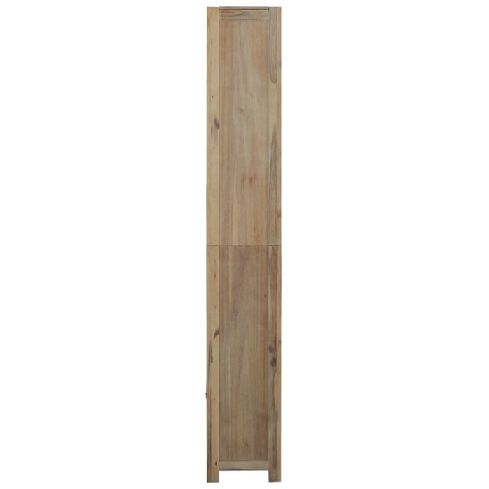 Bibliotecă cu 7 rafturi, 80x30x200 cm, lemn masiv de acacia - WALTI WALTI