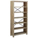 Bibliotecă cu 6 rafturi, 80x30x170 cm, lemn masiv de acacia - WALTI WALTI