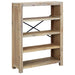 Bibliotecă cu 4 rafturi, 80x30x110 cm, lemn masiv de acacia - WALTI WALTI