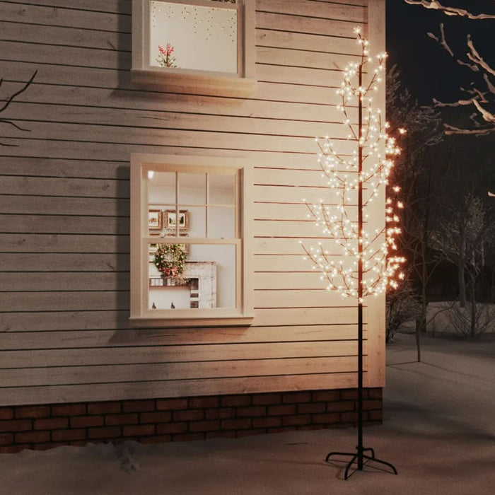 Copac cu flori de cireș cu LED, 368 LED-uri alb calde, 300 cm - WALTI WALTI