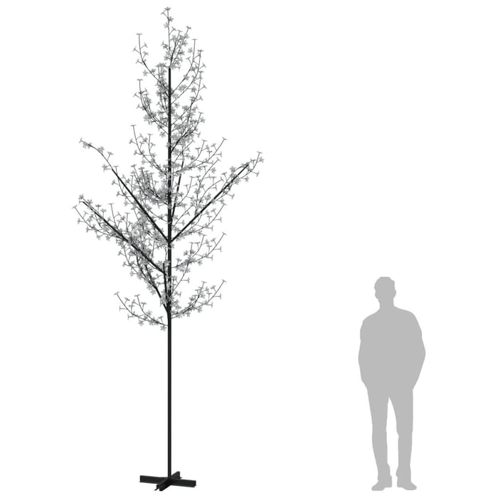 Copac cu flori de cireș cu LED, 672 LED-uri alb calde, 400 cm - WALTI WALTI