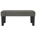 Bancă, gri închis, 70x30x30 cm, catifea - WALTI WALTI