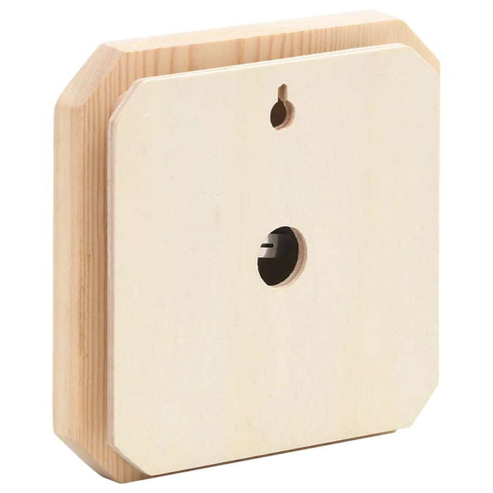 Set 2 în 1 higrotermograf și clepsidră de saună, lemn masiv pin - WALTI WALTI