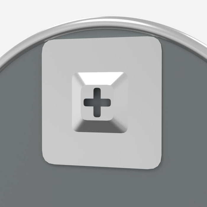 Oglindă de perete rotundă, argintiu, Ø 60 cm - WALTI WALTI