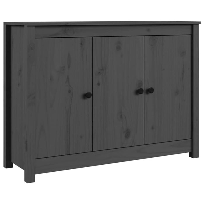 Servantă, gri, 100x35x74 cm, lemn masiv de pin - WALTI WALTI