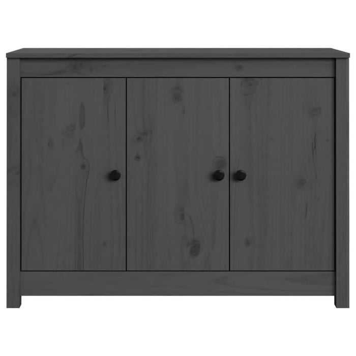 Servantă, gri, 100x35x74 cm, lemn masiv de pin - WALTI WALTI