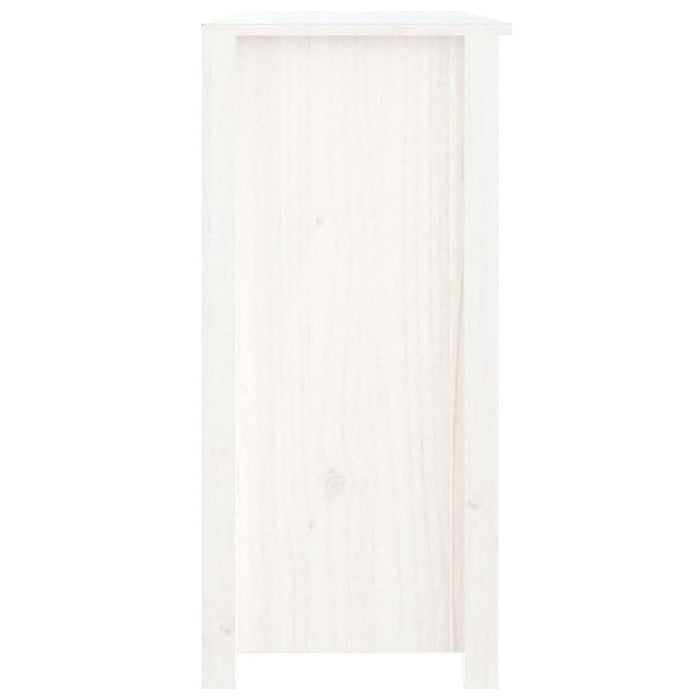 Servantă, alb, 100x35x74 cm, lemn masiv de pin - WALTI WALTI