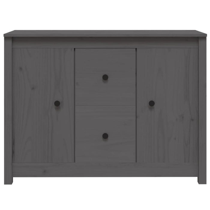 Servantă, gri, 100x35x74 cm, lemn masiv de pin - WALTI WALTI