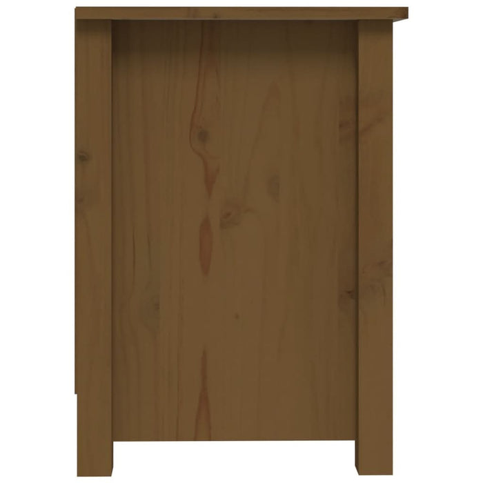 Comodă TV, maro miere, 103x36,5x52 cm, lemn masiv de pin - WALTI WALTI