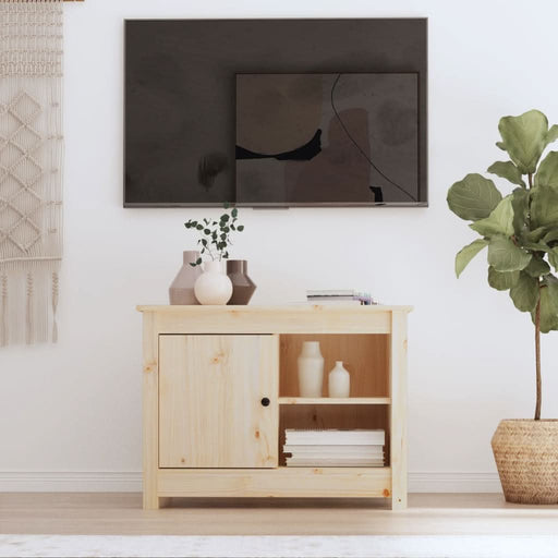 Comodă TV, 70x36,5x52 cm, lemn masiv de pin - WALTI WALTI
