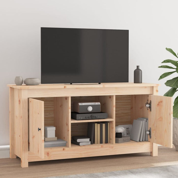 Comodă TV, 103x36,5x52 cm, lemn masiv de pin - WALTI WALTI