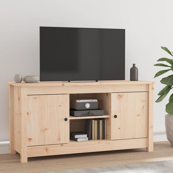 Comodă TV, 103x36,5x52 cm, lemn masiv de pin - WALTI WALTI