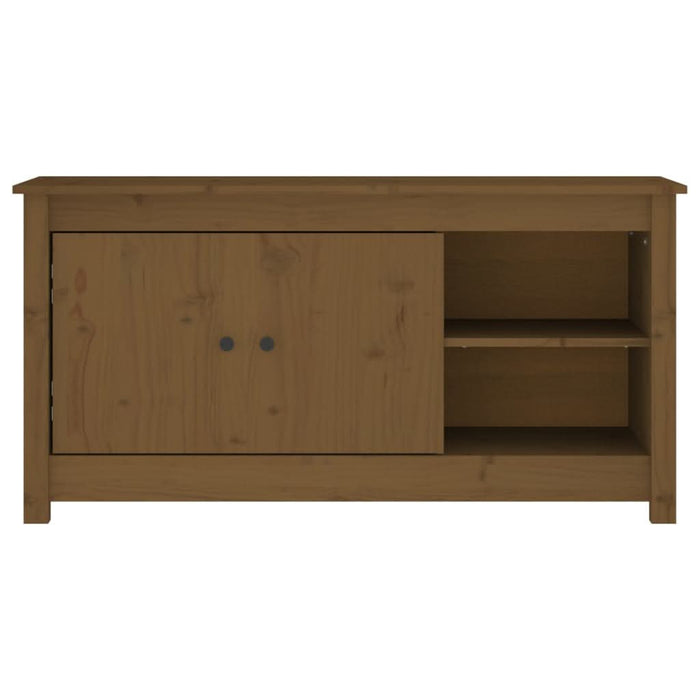 Comodă TV, maro miere, 103x36,5x52 cm, lemn masiv de pin - WALTI WALTI