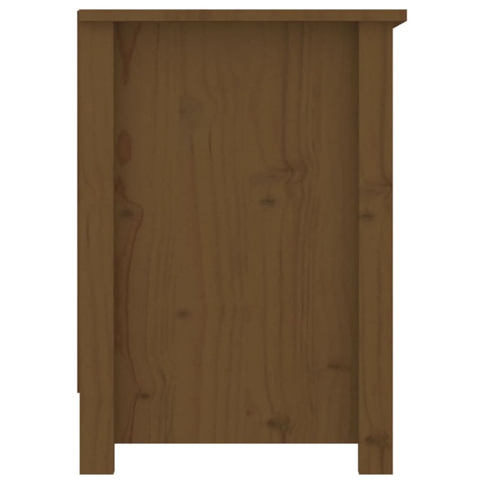 Comodă TV, maro miere, 103x36,5x52 cm, lemn masiv de pin - WALTI WALTI