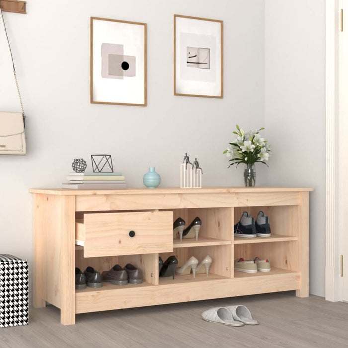 Dulap pentru pantofi, 110x38x45,5 cm, lemn masiv de pin - WALTI WALTI