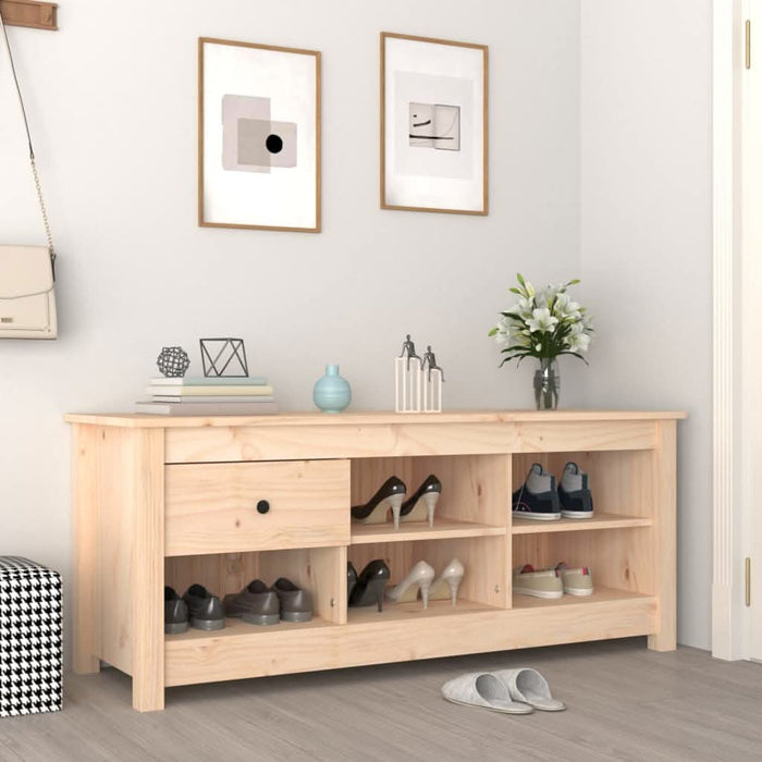 Dulap pentru pantofi, 110x38x45,5 cm, lemn masiv de pin - WALTI WALTI