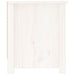 Dulap pentru pantofi, alb, 110x38x45,5 cm, lemn masiv pin - WALTI WALTI