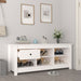 Dulap pentru pantofi, alb, 110x38x45,5 cm, lemn masiv pin - WALTI WALTI
