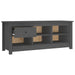 Dulap pentru pantofi, gri, 110x38x45,5 cm, lemn masiv pin - WALTI WALTI