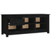 Dulap pentru pantofi, negru, 110x38x45,5 cm, lemn masiv pin - WALTI WALTI