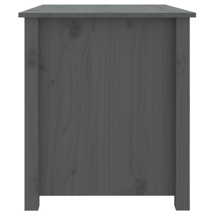 Măsuță de cafea, gri, 71x49x55 cm, lemn masiv de pin - WALTI WALTI