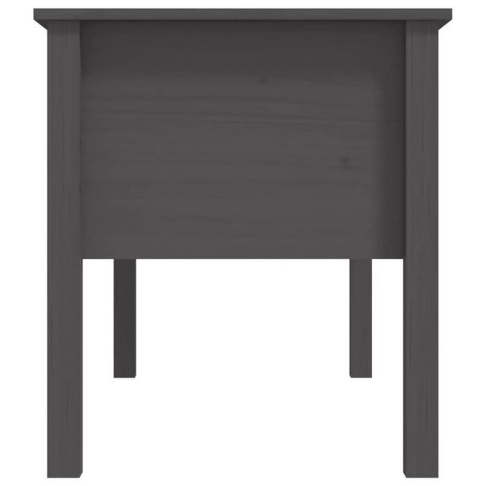 Măsuță de cafea, gri, 102x49x55 cm, lemn masiv de pin - WALTI WALTI