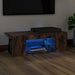 Comodă TV cu lumini LED, stejar fumuriu, 90x39x30 cm - WALTI WALTI