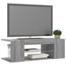 Comodă TV cu lumini LED, gri sonoma, 90x39x30 cm - WALTI WALTI