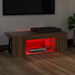Comodă TV cu lumini LED, stejar maro, 90x39x30 cm - WALTI WALTI