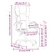 Fotoliu de birou rabatabil, negru, piele ecologică - WALTI WALTI