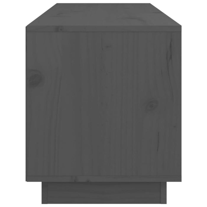 Comodă TV, gri, 105x34x40 cm, lemn masiv de pin - WALTI WALTI