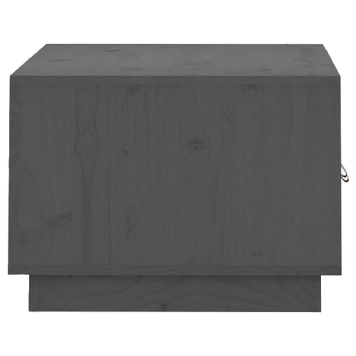 Măsuță de cafea, gri, 80x50x35 cm, lemn masiv de pin - WALTI WALTI