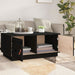 Măsuță de cafea, negru, 80x50x35 cm, lemn masiv de pin - WALTI WALTI
