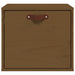 Dulap de perete, maro miere, 40x30x35 cm, lemn masiv de pin - WALTI WALTI