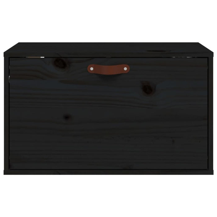Dulap de perete, negru, 60x30x35 cm, lemn masiv de pin - WALTI WALTI