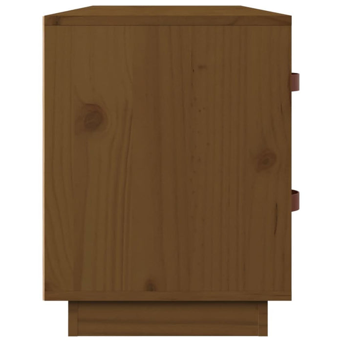 Bancă pentru pantofi, maro miere, 100x34x45 cm, lemn masiv pin - WALTI WALTI