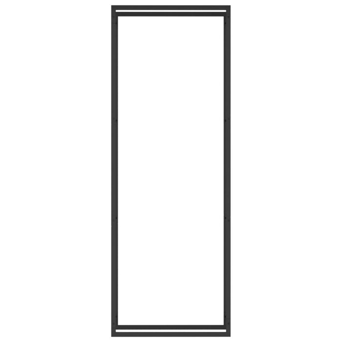 Suport pentru lemne de foc, negru mat, 80x28x222 cm, oțel - WALTI WALTI
