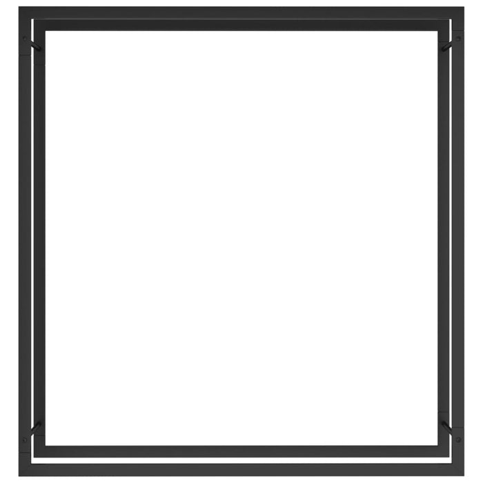 Suport pentru lemne de foc, negru mat, 110x28x116 cm, oțel - WALTI WALTI