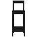 Scaune de bar, 2 buc., negru, 40x41,5x112 cm, lemn masiv pin - WALTI WALTI