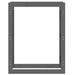 Rastel pentru lemne de foc, gri, 80x25x100 cm, lemn masiv pin - WALTI WALTI