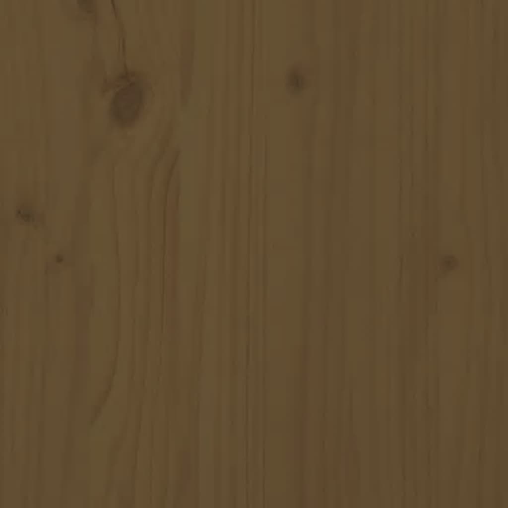 Rastel lemne de foc, maro miere, 80x25x100 cm, lemn masiv pin