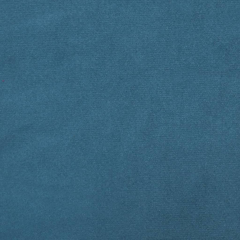 Fotoliu canapea, albastru, 54x59x99 cm, catifea