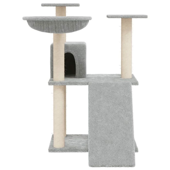 Ansamblu de pisici, stâlpi din funie sisal, gri deschis, 83 cm - WALTI WALTI