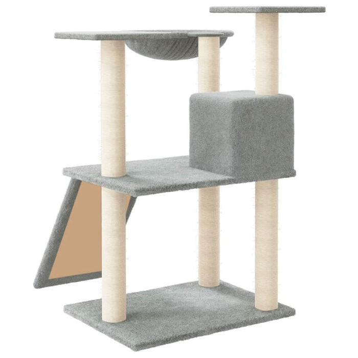 Ansamblu de pisici, stâlpi din funie sisal, gri deschis, 83 cm - WALTI WALTI