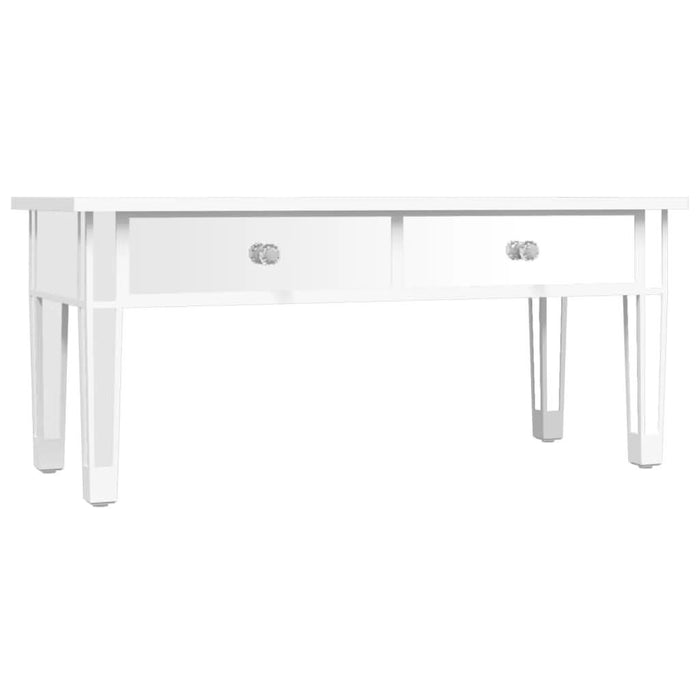 Măsuță de cafea cu oglindă 106x45x45 cm lemn compozit și sticlă - WALTI WALTI