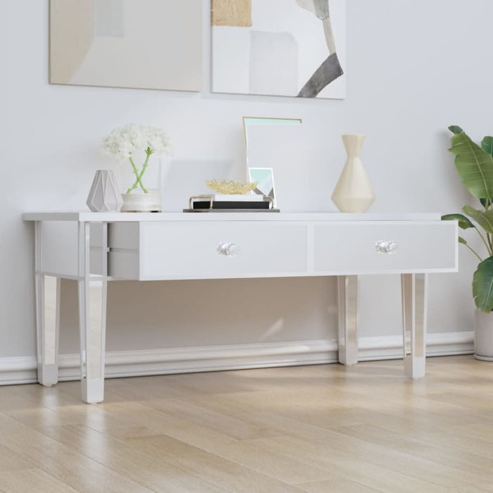 Măsuță de cafea cu oglindă 106x45x45 cm lemn compozit și sticlă - WALTI WALTI