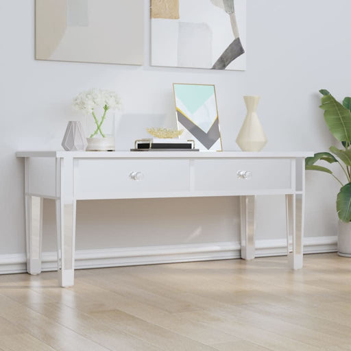 Măsuță de cafea cu oglindă 106x45x45 cm lemn compozit și sticlă - WALTI WALTI